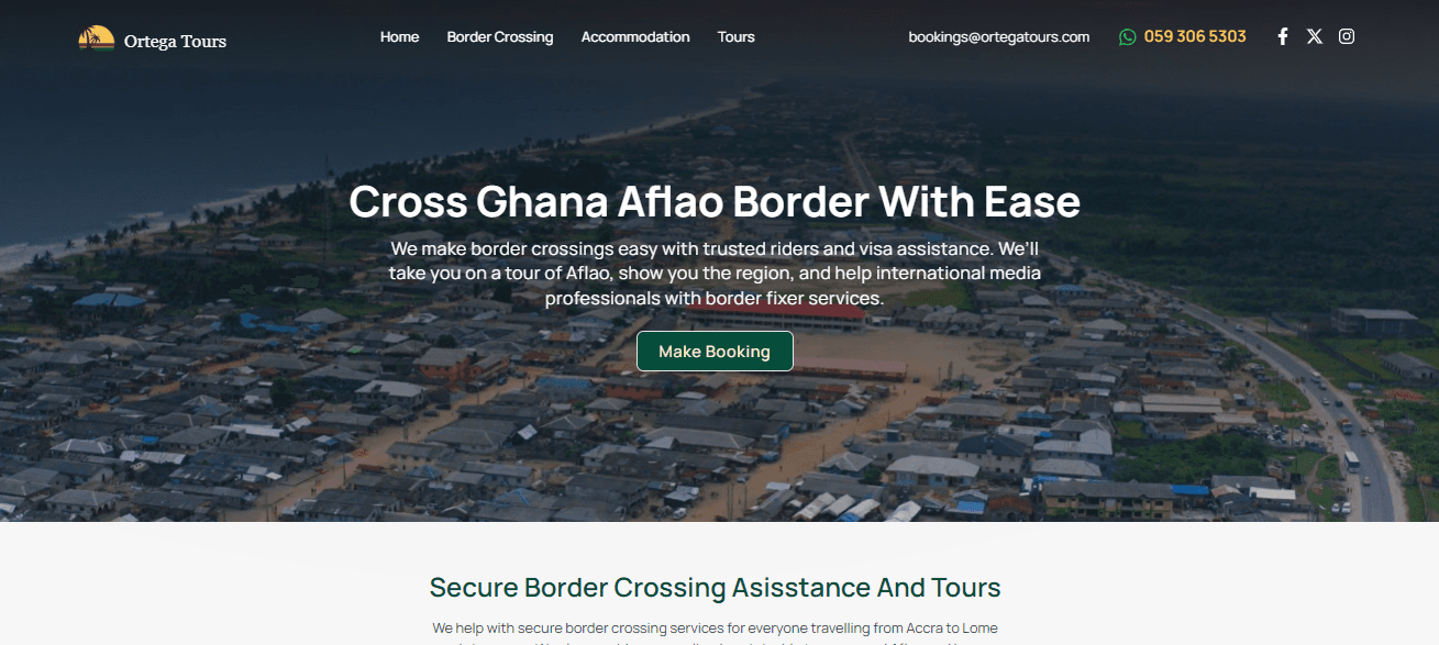 Ortega Tours in Ghana